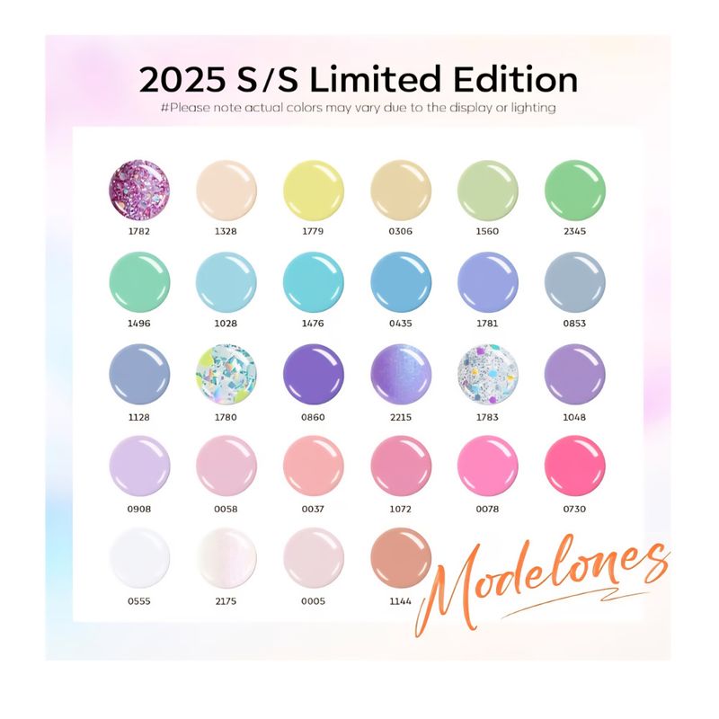 Gellakk sett med 28 herlige farger