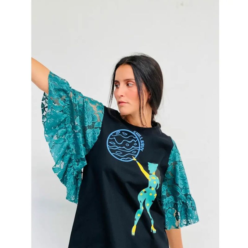 Cirkus Pige Blonder T-skjorte