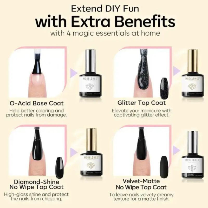 Gellakk sett med 28 farger